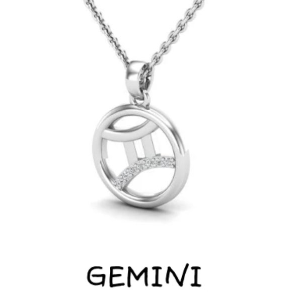 NWT Zodiac Medallion Necklace - 925 Sterling Silver - Picture 6 of 12